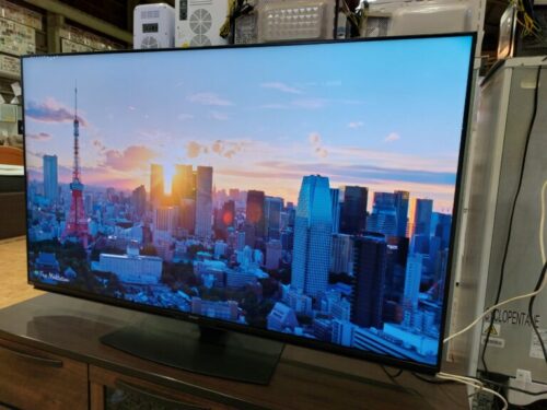 リサイクルショップ愛品館市原店で出張買取をした60型液晶テレビ2023年製の　SHARP4T-C60EN1